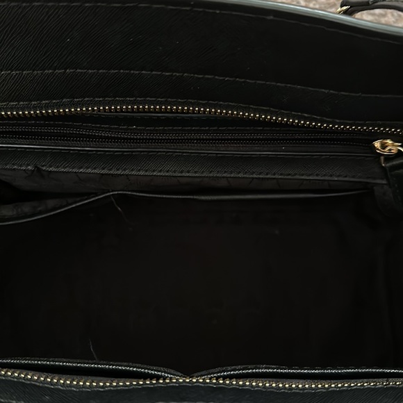 Michael Kors dark navy blue bag with detachable strap. No odors, clean inside. - Picture 2 of 11